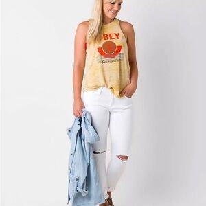 KanCan Women's Crisp White Skinny Jeans